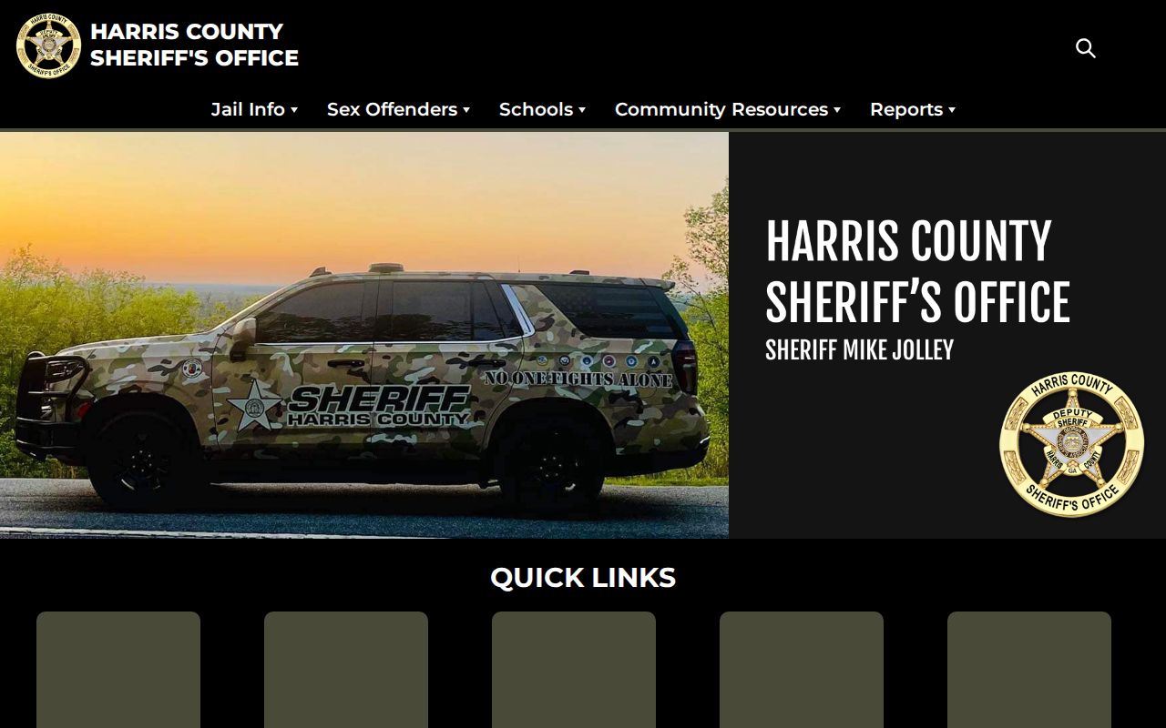 Harris County Jail release records source