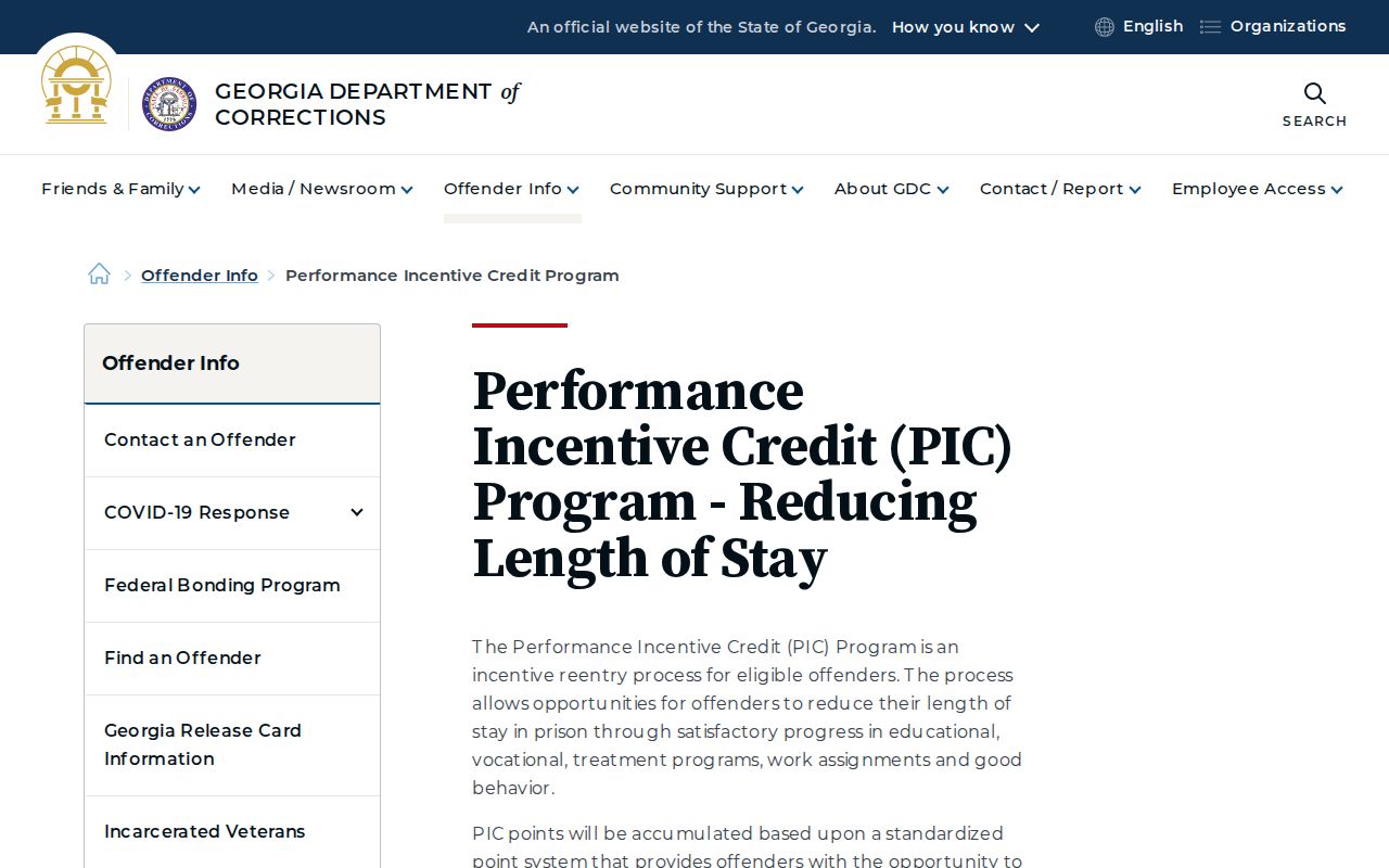 GDC performance credit rules affecting Harris County release dates